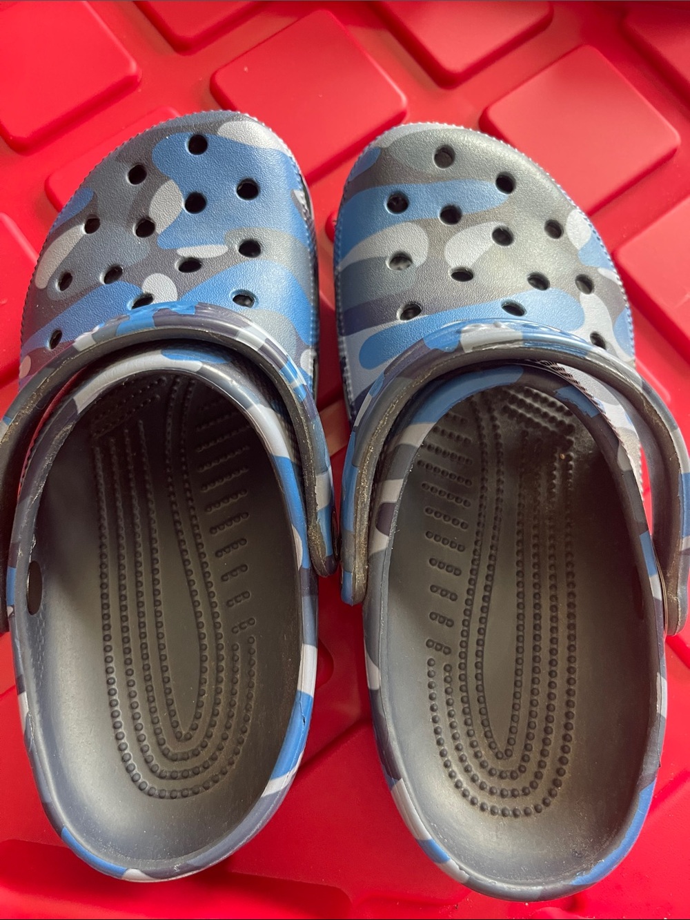 Black, blue and grey crocs - Picture 2 of 4